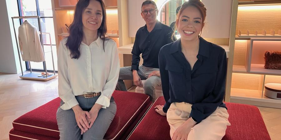 Emmanuella Correia, DJ Freitas and Vitoria Sarmento 