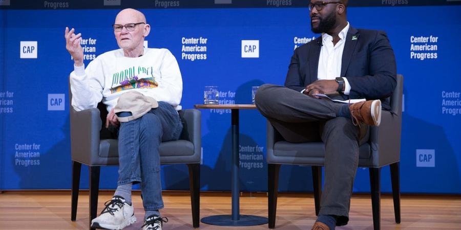 James Carville and Frederick Bell