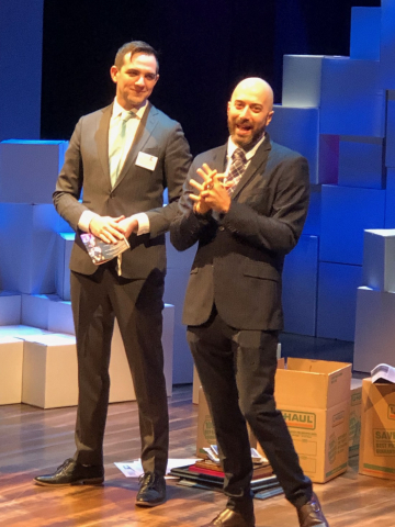 Theater J Managing Director David Lloyd Olson and Artistic Director Adam Immerwahr