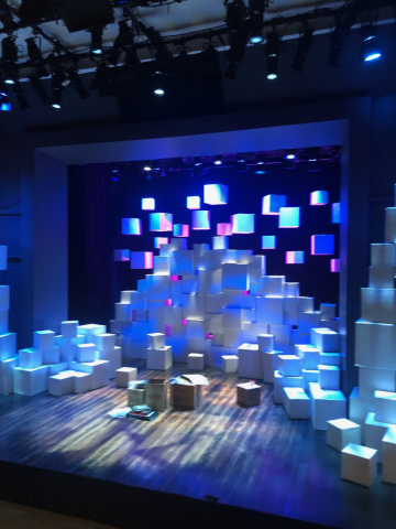 Stage setting for Becoming Dr. Ruth