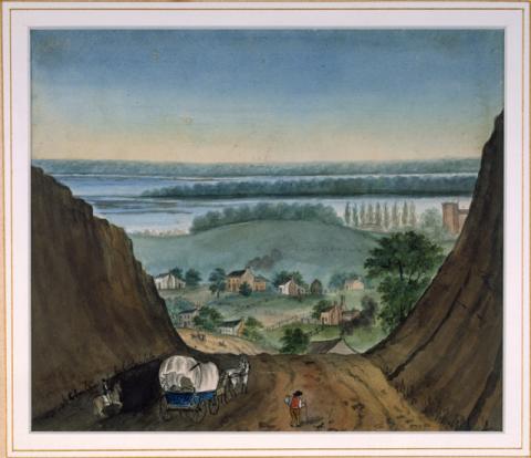 Prospect of Georgetown from the Tenleytown Road Rebecca Nourse, 1820